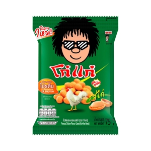 โก๋แก่ ถั่วลิสงอบกรอบ รสไก่ 75 ก. แพ็ค 3_thumbnail_2