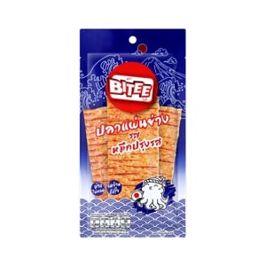 BITEE Fish Sheet Seasoned Squid Flavoured 18 g.