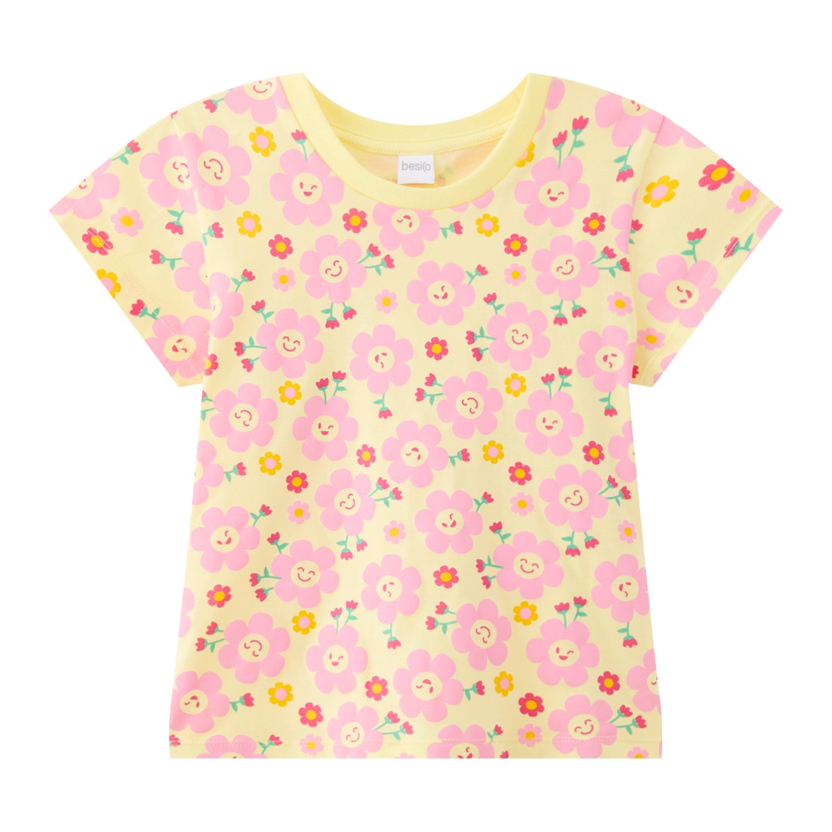 เบสิโค เสื้อยืดเด็กหญิง รุ่น BCAL2503LG009 สีเหลือง