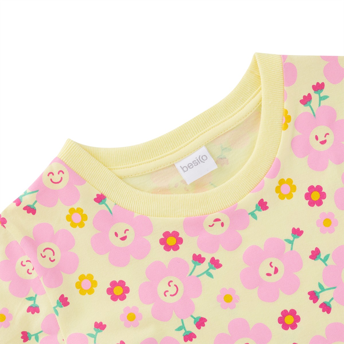 เบสิโค เสื้อยืดเด็กหญิง รุ่น BCAL2503LG009 สีเหลือง_2
