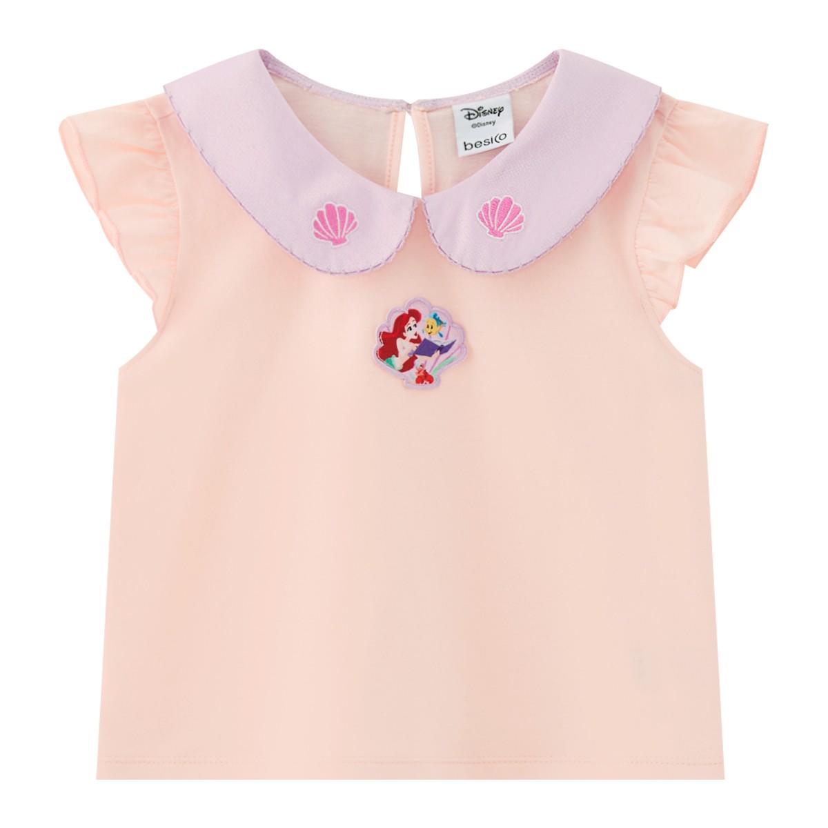 เบสิโค x ดิสนีย์ เสื้อ สำหรับเด็กผู้หญิง รุ่น FMTN2508TG03 สีโอลด์โรส