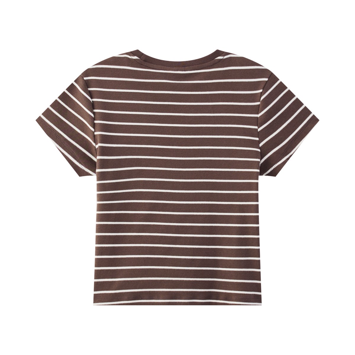 เบสิโค เสื้อยืดผู้หญิง สีน้ำตาล_1