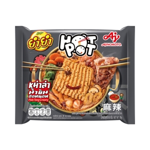 ยำยำ บะหมี่กึ่งสำเร็จรูป รสหม่าล่าน้ำข้นหม้อไฟ 95 ก.