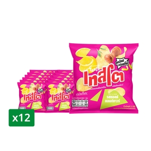 TASTO Potato Chips Salt & Sour Flavor 11 g. Pack 12