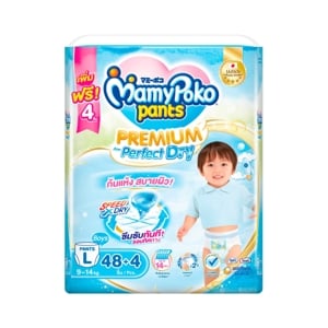 Mamy Poko Diaper Pants Boy Size L 48pcs.