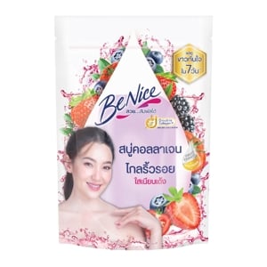 Benice Bar Soap Fruit Collagen Mix Berries and Tomato 120g.