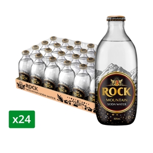 ร็อคเมาเท็น เครื่องดื่มโซดาถาด 325 มล. X 24 ชิ้น