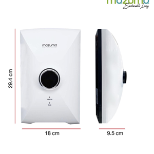 มาซูม่า เครื่องทำน้ำอุ่น 4500 วัตต์ รุ่น INTRO S 4.5 สีขาว_thumbnail_2