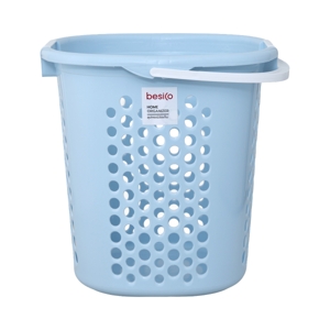 เบสิโค ตะกร้าผ้ามีหูหิ้ว รุ่น 5050 สีฟ้า