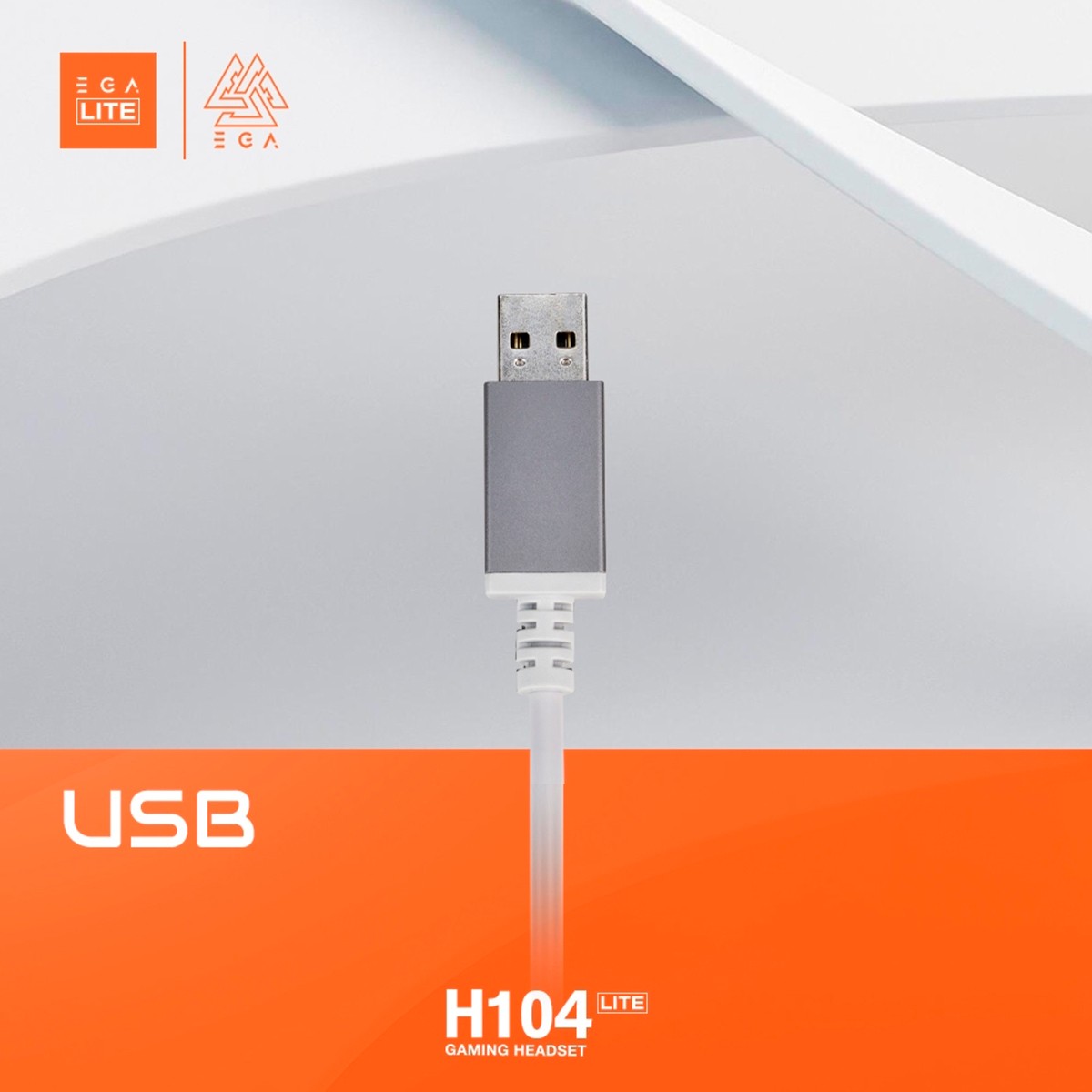 อีจีเอ หูฟังเกมมิ่ง รุ่น H104 LITE คละสี_5