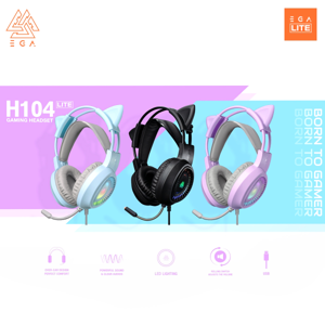 อีจีเอ หูฟังเกมมิ่ง รุ่น H104 LITE คละสี_thumbnail_4