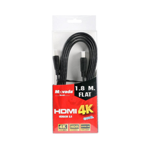 โมวาด้า สาย HDMI 4K เวอร์ชั่น 2.0 รุ่น HDMI FLAT ความยาว 1.8 ม.