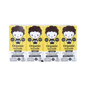 Tofusan UHT Organic Soymilk Orignal 180ml. Pack 4