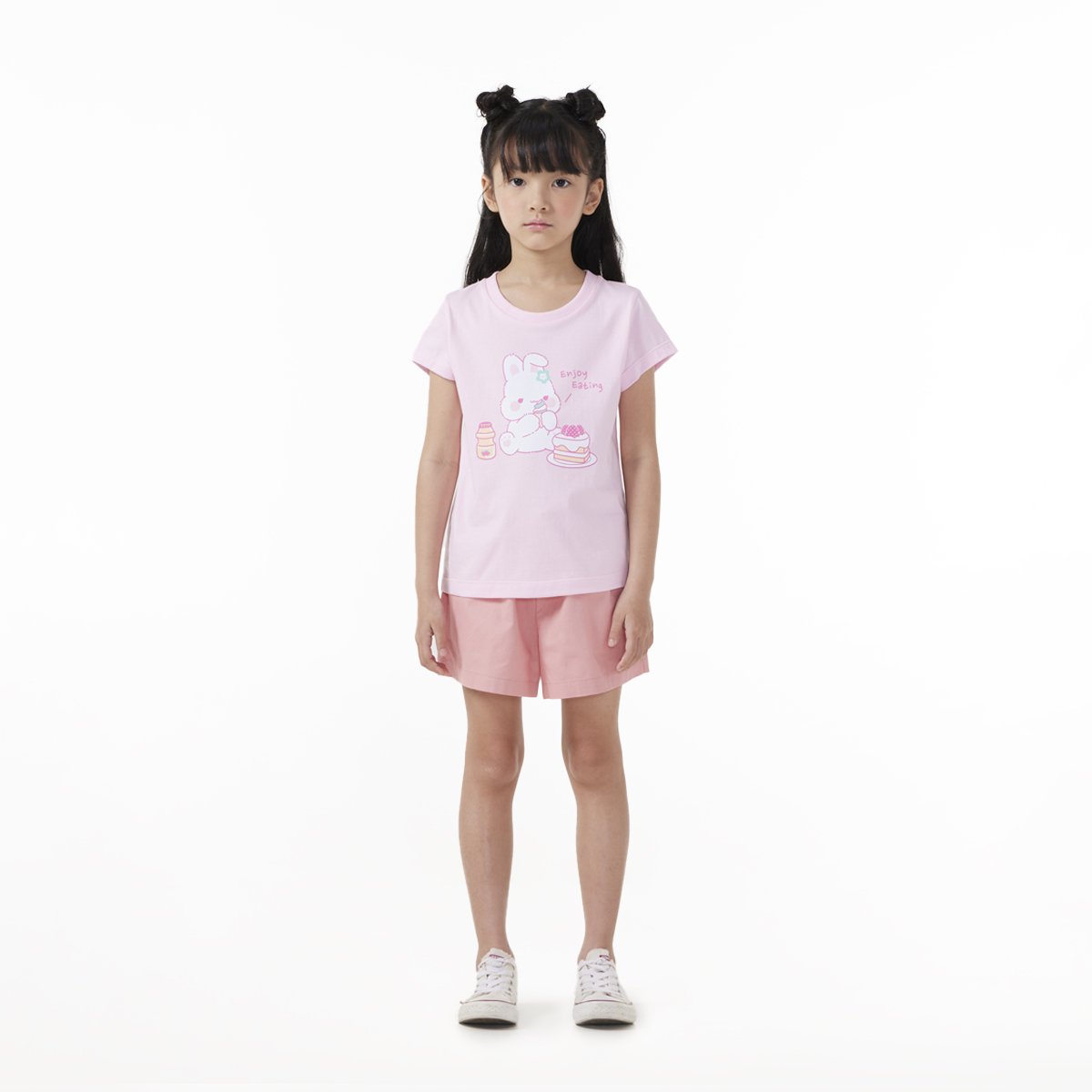 เบสิโค เสื้อยืดพิมพ์ลายสำหรับเด็กหญิง รุ่น BCAL2404LG002 สีชมพู_5