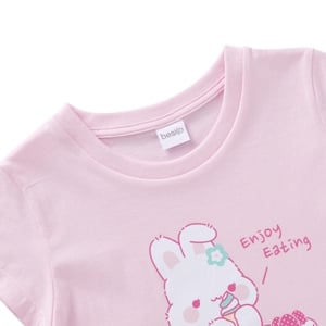 เบสิโค เสื้อยืดพิมพ์ลายสำหรับเด็กหญิง รุ่น BCAL2404LG002 สีชมพู_thumbnail_2