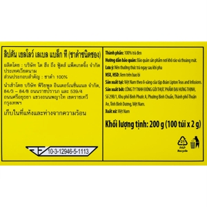 ลิปตัน ชาดำชนิดซอง แพ็ค 100 ซอง_thumbnail_1
