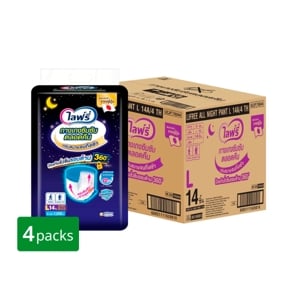 LIFREE Adult Diaper Pants Size L 14 pcs x 4 units