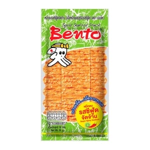 Bento Squid Seafood Snack Super Spicy Seafood Flavour 18g.