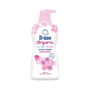 D Nee Lotion Powder Organic Newborn 400ml.