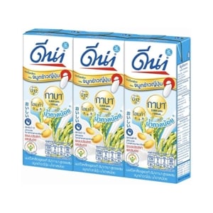 DNA UHT Soy Milk Bio Gaba Low Sugar 230ml. Pack 3