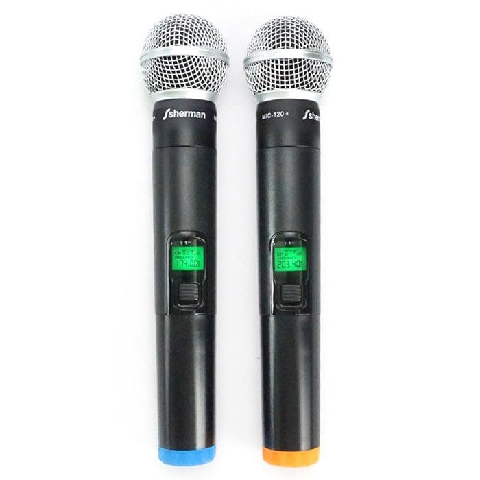 เชอร์แมน ไมโครโฟนไร้สาย รุ่น MIC-120+ สีดำ_2