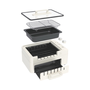 สมาร์ทโฮม เตาบาร์บีคิวไฟฟ้า รุ่น SM-BBQ1200 สีขาว_thumbnail_3
