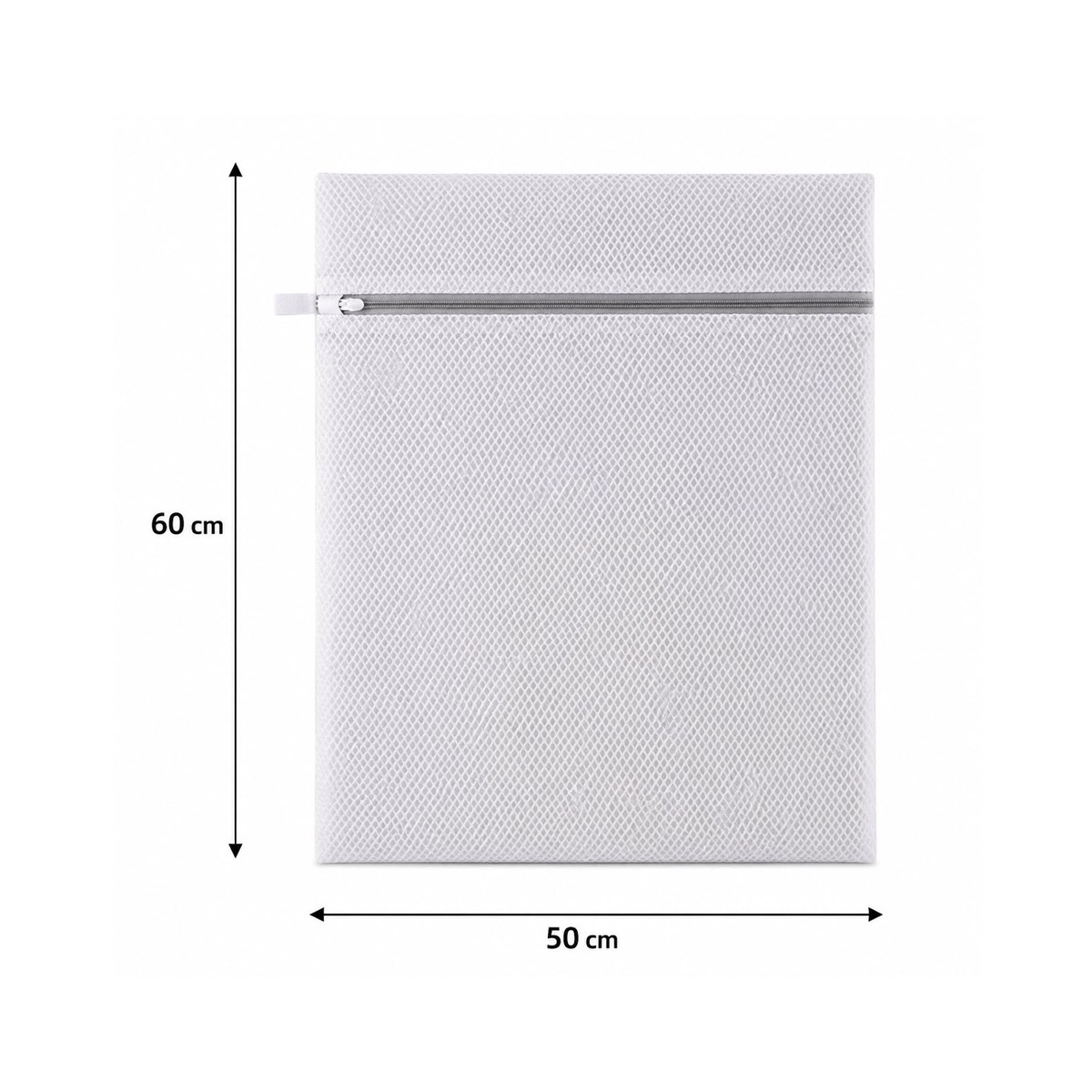 เอ็มบี ถุงซักผ้าตาข่ายแบบหนา 50 x 60 ซม. สีขาว_2