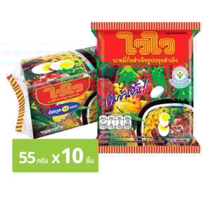 ไวไว บะหมี่กึ่งสำเร็จรูป สูตรดั้งเดิม 55 ก. แพ็ค 10_thumbnail