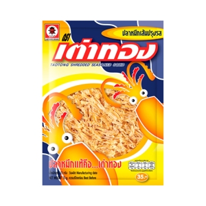 เต่าทอง ปลาหมึกเส้นปรุงรส 13 ก.