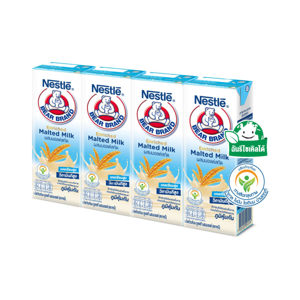 Bear Brand Enriched Malted Milk UHT 170ml. Pack 4