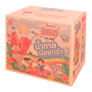 เฮลซ์บลูบอย น้ำหวานเข้มข้นกลิ่นสละ (น้ำตาลน้อยกว่า) 600 มล. x 12 ขวด_thumbnail_2
