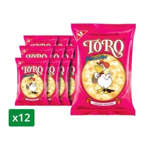 Toro Crunchy Popcorn Sugar and Butter Flavor 20 g. Pack 12
