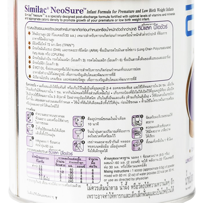 ซิมิแลค นีโอชัวร์ อาหารทางการแพทย์ 370 ก._1