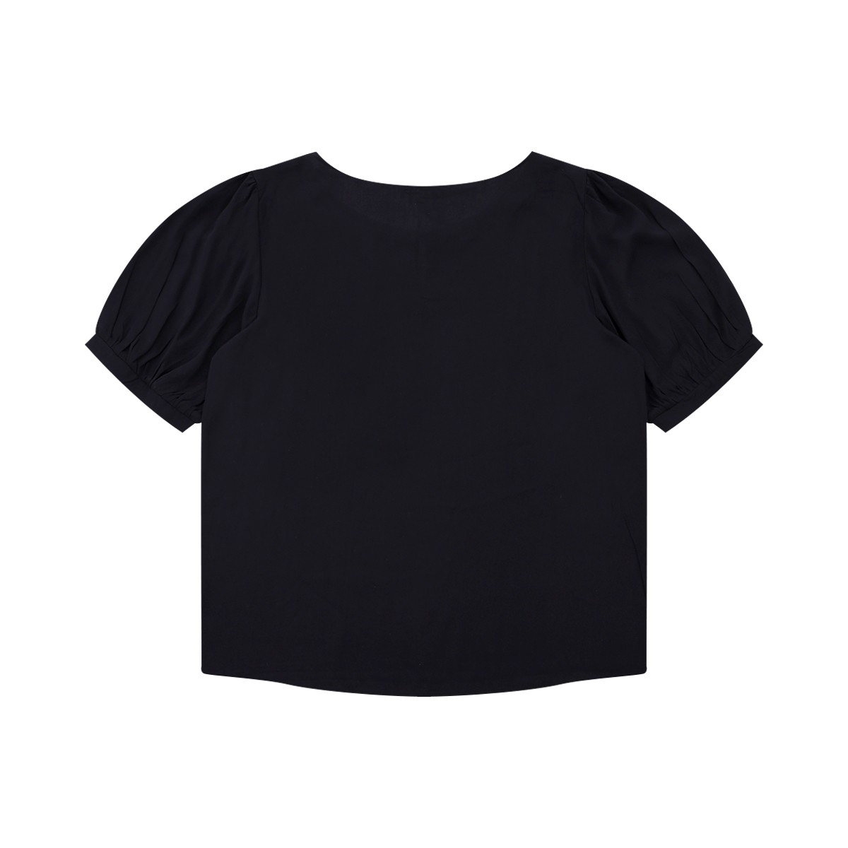 เบสิโค เสื้อเชิ้ตคอปาด สำหรับผู้หญิง รุ่น FSTN25Q4LW034 สีดำ_1