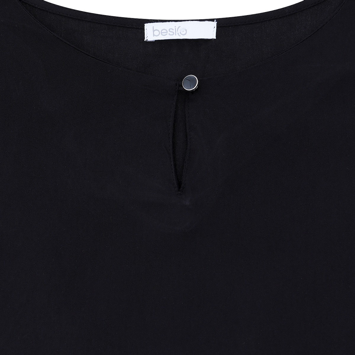 เบสิโค เสื้อเชิ้ตคอปาด สำหรับผู้หญิง รุ่น FSTN25Q4LW034 สีดำ_2