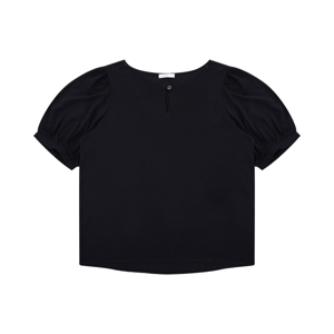 เบสิโค เสื้อเชิ้ตคอปาด สำหรับผู้หญิง รุ่น FSTN25Q4LW034 สีดำ_thumbnail