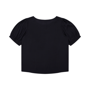 เบสิโค เสื้อเชิ้ตคอปาด สำหรับผู้หญิง รุ่น FSTN25Q4LW034 สีดำ_thumbnail_1