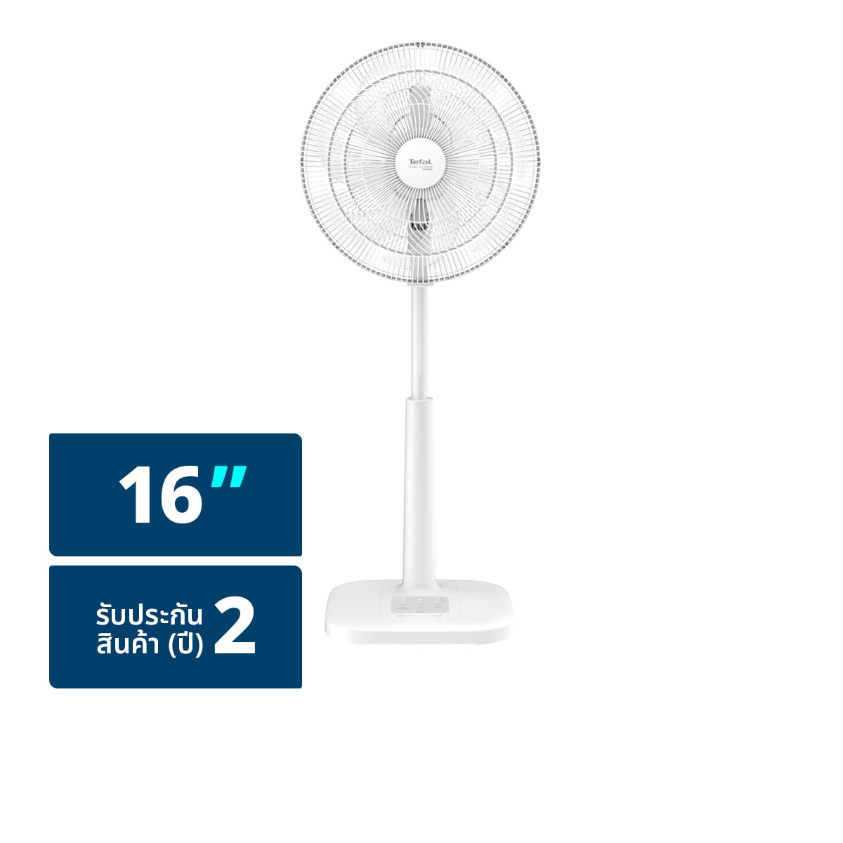 ทีฟาล์ว พัดลมสไลด์ 16 นิ้ว รุ่น VF3761T0 สีขาว