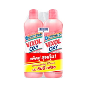 วิกซอล อ๊อกซี่ น้ำยาทำความสะอาดห้องน้ำ และสุขภัณฑ์ กลิ่นซันนี่ เฟรช 700 มล. แพ็ค 2