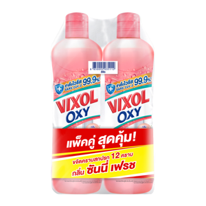 วิกซอล อ๊อกซี่ น้ำยาทำความสะอาดห้องน้ำ และสุขภัณฑ์ กลิ่นซันนี่ เฟรช 700 มล. แพ็ค 2_thumbnail