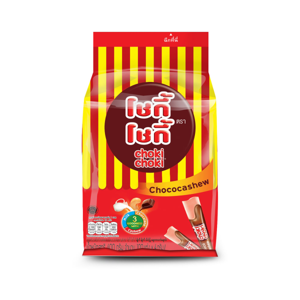 โชกี้โชกี้ ขนมช็อกโกแลตผสมเม็ดมะม่วงหิมพานต์ 4 ก. แพ็ค 100_thumbnail