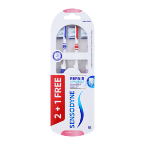 Sensodyne Repair and Protect Toothbrush pack 3