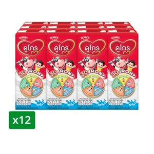 Dugro All n One UHT Plain 180ml. Pack 12