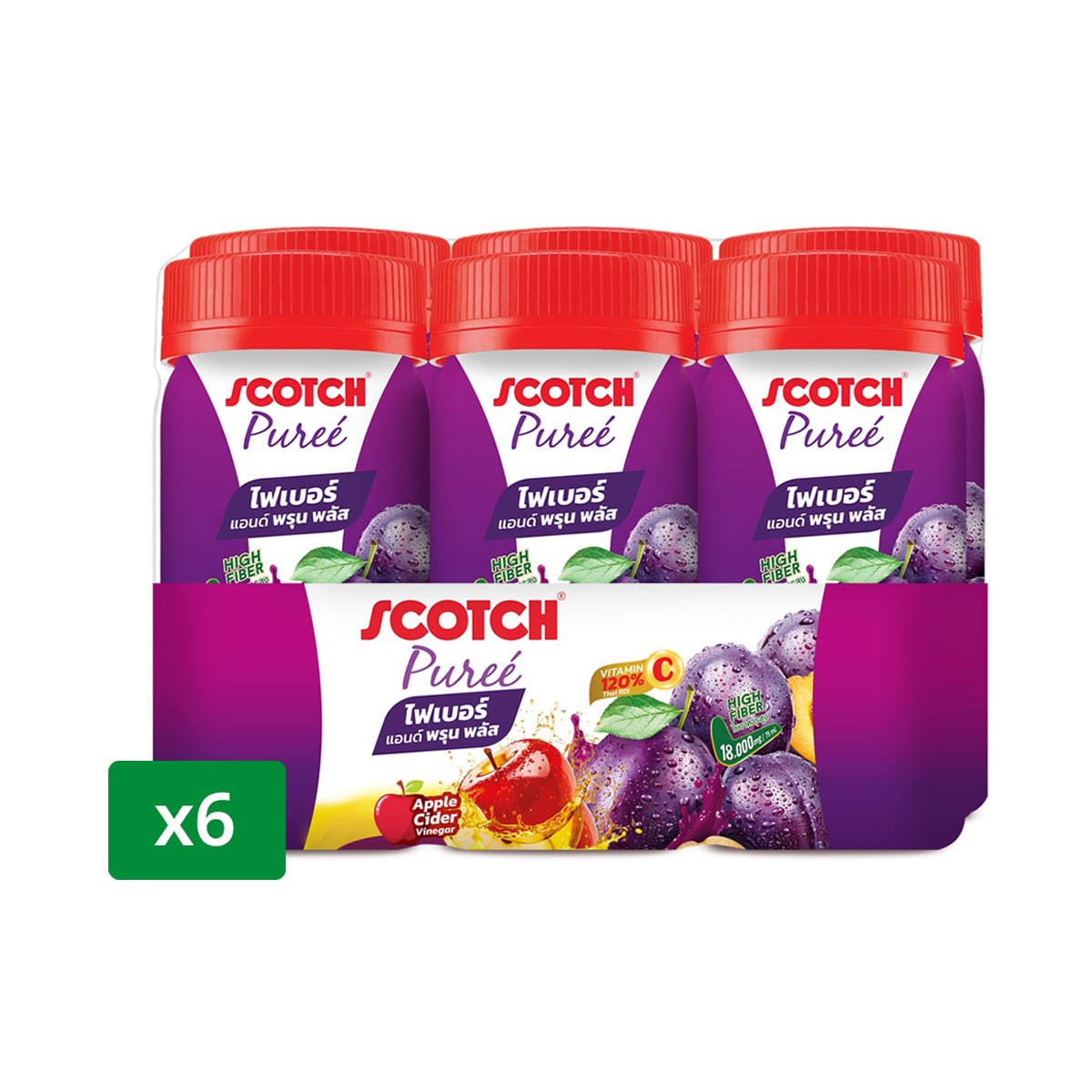 สก๊อต เพียวเร่ พรุน พลัส 75 มล. x 6 ชิ้น