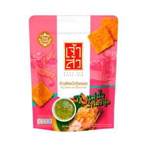 Chao Sua Cracker Shrimp Floss River Prawn with Seafood Dipping flavor 80g.