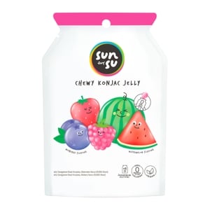 Sunsu Jelly Watermelon and Mixberry 96g.