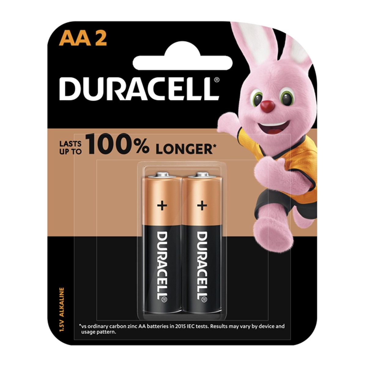 ดูราเซลล์ ถ่านอัลคาไลน์ 1.5V รุ่น MN1500B2 ขนาด AA x 2 ก้อน