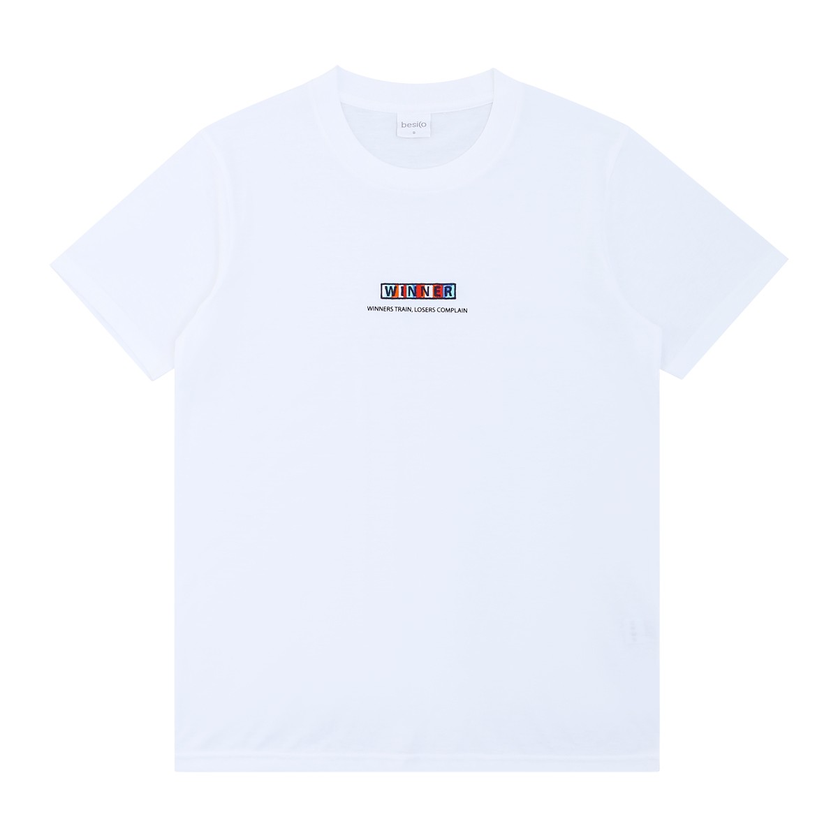 เบสิโค เสื้อยืดแขนสั้นปักอก สำหรับผู้ชาย รุ่น FSWN24Q2YM012