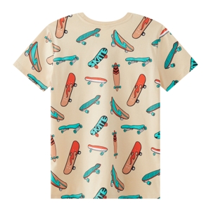 เบสิโค เสื้อยืดเด็กชาย รุ่น BKAS2408PB008 สีเบจ_thumbnail_1