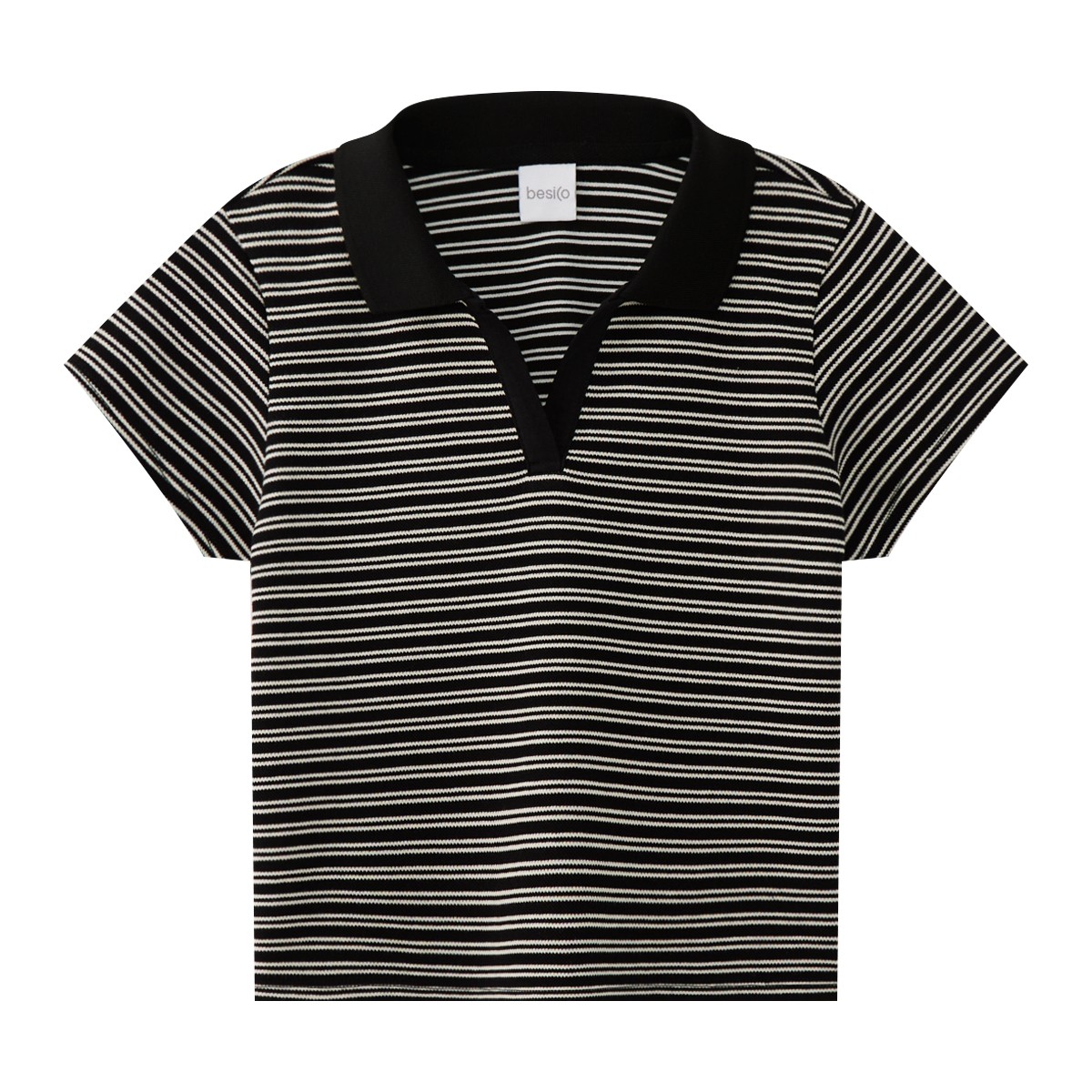 เบสิโค เสื้อโปโล สำหรับผู้หญิง รุ่น FPET25Q3LC001 สีเทา